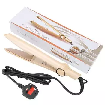 Выпрямитель для волос Flat Iron Салонная парикмахерская Waver Щипцы для волос Парикмахерский инструмент 110240 В UK Plug UK Plug