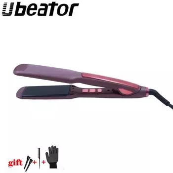 Выпрямитель для волос с керамическим покрытием Small-UK Plug фиолетовый