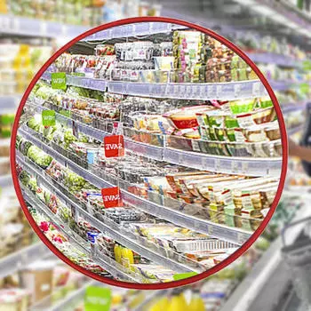 Выпуклое зеркало подъездной путь трафик парковка безопасность для улицы внутри помещения 45cm