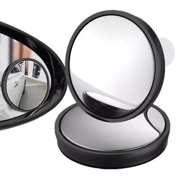 Выпуклое зеркало заднего вида для предотвращения столкновений, вспомогательное зеркало заднего вида для слепых отметок, с аксессуарами для автомобиля с высоким разрешением белый