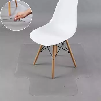 Выпуклый противоскользящий коврик из ПВХ, подушка для роликового стула, компьютерный стол и стул, напольные коврики, прозрачные защитные коврики для пола 430x600x1.5mm