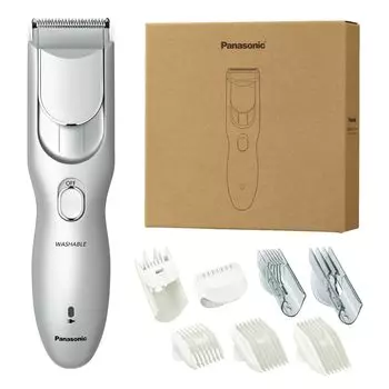 Выпущено в 2024 году Машинка для стрижки волос Panasonic Hair Cutter Family Type Перезаряжаемый тип переменного тока Серебристый ER-NGFJ2-S серебряный