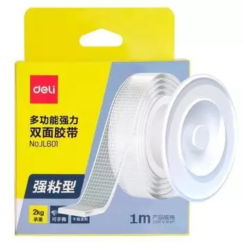 Выпуск 2023 года Двусторонняя лента Грузоподъемность 2 кг Волшебная лента Двойная грузоподъемность Водонепроницаемая лента Без остатков клея Моющаяся и удаляемая Двусторонняя лента 3 м