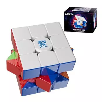 Выпуск 2024 года moyu WRM V10 UV Coating [С 8 регулируемыми уровнями натяжения и 8 регулируемыми уровнями эластичности] 20M Ball Core Spring Cross Version