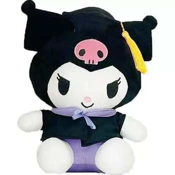 Выпускная кукла Sanrio, 35см, Выпускная шапочка Kuromi, Популярные игрушки для корейских детей