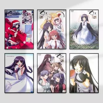 Выпускной экзамен Kujira аниме постер Saishuu Shiken Kujira картина маслом комиксов украшение отаку 21cm30cm NoFrame