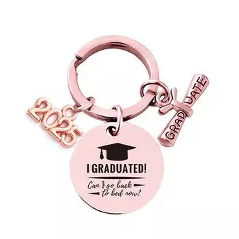 Выпускной брелок 2025 года, вдохновленные подарки для выпускников университетского колледжа, средней школы, сувенир для старшеклассников