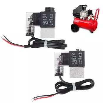 Выпускной клапан Компактный надежный электромагнитный клапан Железная крышка Plastic Cover