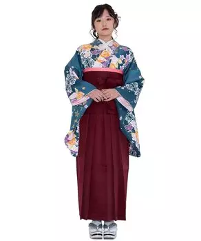 Выпускной колледж Хакама Великолепная Би Роуз и Кира Хакама [KYOETSU] Набор, Церемония, Студенты, Женщины, (15. Звезда, М)