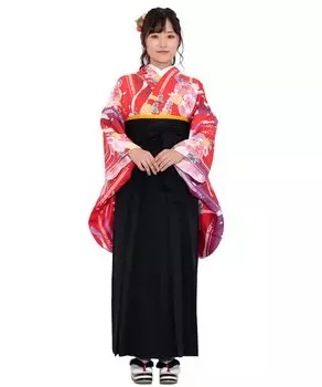 Выпускной колледж Хакама Великолепный B Hanaya Hakama [KYOETSU] Комплект, Церемония, Студенты, Женщины, (20. Майшин, Л.)