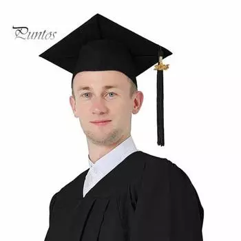 Выпускной колпак с кисточкой, шляпа бакалавра, эластичное унисекс-выпускное платье, аксессуар, шляпа для церемонии вручения дипломов магистратуры небесно-голубой