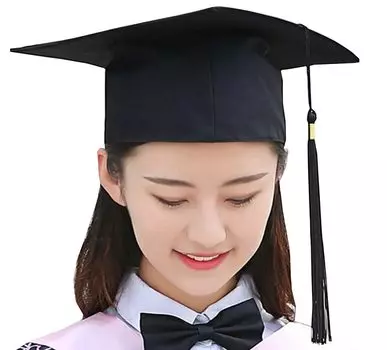 Выпускной квадратный академический головной убор (Пеллфория) Шляпа, Кепка, Шляпа доктора, Кепка бакалавра, Университет, Школа, Колледж,