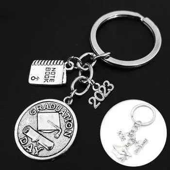 Подарок на выпускной из нержавеющей стали брелок кольца держатель для ключей декорированный креативные аксессуары