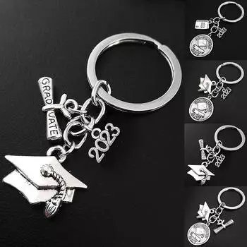 Выпускной подарок брелок из нержавеющей стали кольца брелок для ключей креативные украшенные аксессуары