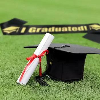 Выпускной вечер в школе шапочка с кисточками академическая шапочка для студентов бакалавриата магистратуры докторантуры НОВАЯ черная шапочка для студентов