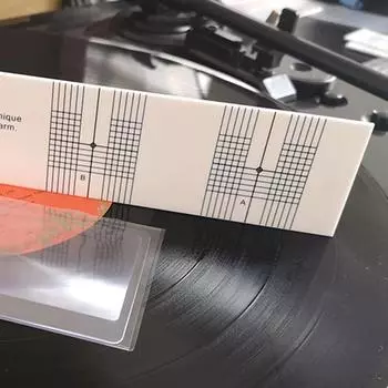 Выравнивание картриджа Транспортир Инструмент Пикап Калибровка Расстояние Датчик Транспортир с лупой Запись LP Винил фоно