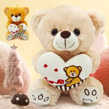 Выражение любви Медведь Плюшевая игрушка Мягкая игрушка Кукла-марионетка Подарок на день рождения и праздник Спящие куклы