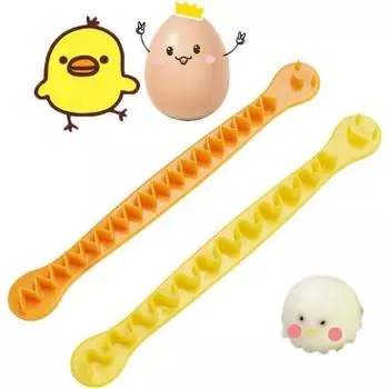 Вырезанная яйцеварка, домашнее вареное яйцо для креативного яйца, кружевной резак, инструмент, кухонные гаджеты, аксессуары, подарок для ребенка, прочный кухонный инструмент 2pcs