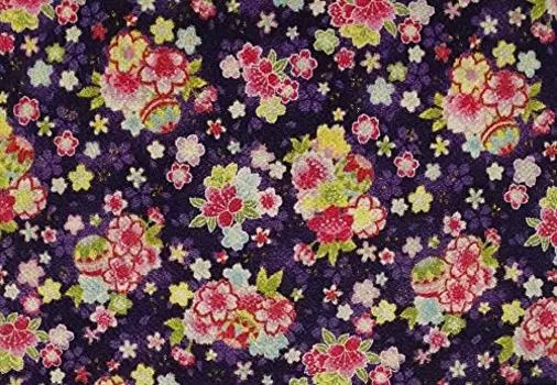 Вырезанный чиримен «Яэдзакура Ханамурасаки» 3550см