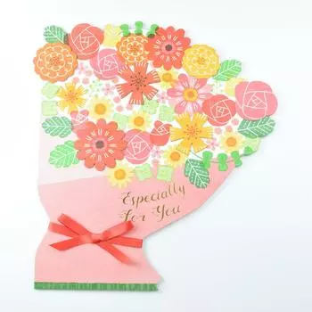 Вырубной букет цветов Шикиши розовый 62-142