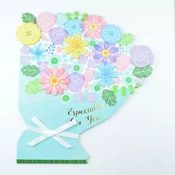 Вырубной букет цветов Шикиши синий 62-143 синий