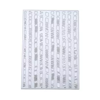 Вырубной штамп для тиснения из углеродистой стали, декоративный трафарет для скрапбукинга, бумажного творчества