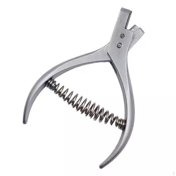 Вырубной станок для шитья Плоскогубцы для дырокола из кожи Стальной крафт Многофункциональный дырокол для бумаги