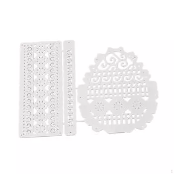 Вырубные штампы для цветочных корзин Вырубные штампы для изготовления открыток Шаблон трафарета для тиснения по металлу 3D