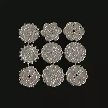 Вырубные штампы для лепестков цветов маргаритки Металлический трафарет DIY Скрапбукинг Альбом Бумага Карточка Тиснение Ремесло Искусство Растение