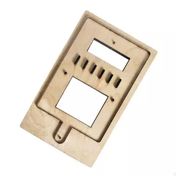 Вырубные штампы для обложек ноутбуков, кожаные штампы, планировщик со съемными листами, портативный деревянный каркас