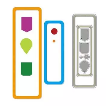 Вырубные штампы для закладок Вырубные штампы из углеродистой стали Вырубные штампы для тиснения своими руками для книг