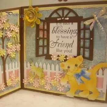 Вырубные штампы Твердые Легко использовать Серебряный Цвет Удобная Форма Окна для Карты серебряный