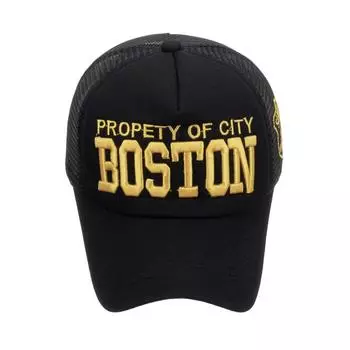 Вышитая бейсбольная сетка кепка козырек для улицы белый