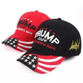 Вышитая бейсболка DuckbillCap Защита от солнца и кепка-навес для пары One Size чёрный