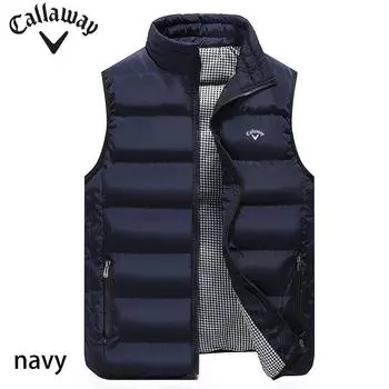 Вышитая куртка-жилет Callaway из высококачественного хлопка, мужская осенне-зимняя модная повседневная удобная куртка без рукавов S