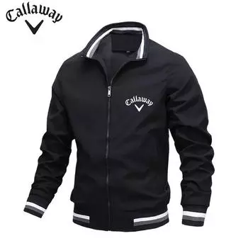 Вышитая мужская куртка Callaway на молнии, сезонная, высококачественная, деловая, спортивная куртка для отдыха на открытом воздухе, куртка Assault L золотой
