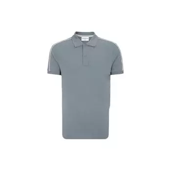 Вышитая рубашка поло Calvin Klein с отложным воротником Мужские топы Серый J323201-PN6 XXL
