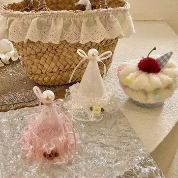 Вышитая шляпа на день рождения, заколка для волос, бант, шапка на день рождения, милая корона на день рождения для девочек Style 6