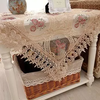 Прямоугольные скатерти света кофе