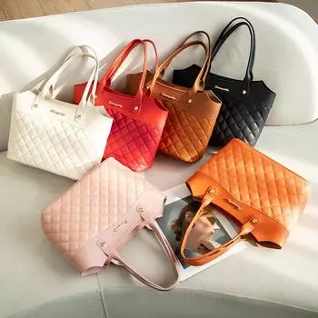 Вышитая сумка-шоппер через плечо, женская модная женская сумка белый