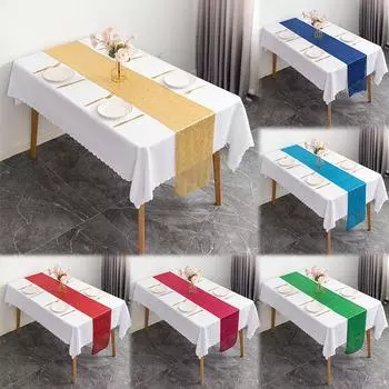 Вышитые блестки Рождественский праздник Bling Bling Desktop Свадебная вечеринка Украшения для дома Поставки 30cm*180cm