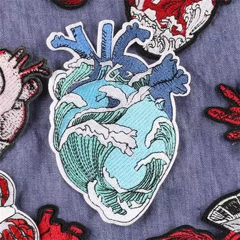 Вышитые наклейки на ткань, легкость в изготовлении, удобная и прочная швейная одежда, аксессуары для одежды, уникальный дизайн