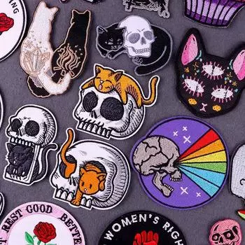 Вышитые нашивки для одежды, железные нашивки на одежде, вышивка, наклейка на одежду, термоклеевые нашивки