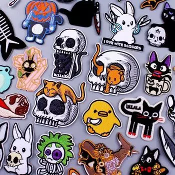 Вышитые нашивки для одежды, железные нашивки на одежде, вышивка, наклейка на одежду, термоклеевые нашивки