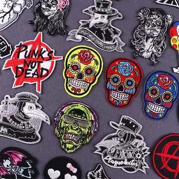 Вышитые нашивки для одежды, железные нашивки на одежде, вышивка, наклейка на одежду, термоклеевые нашивки