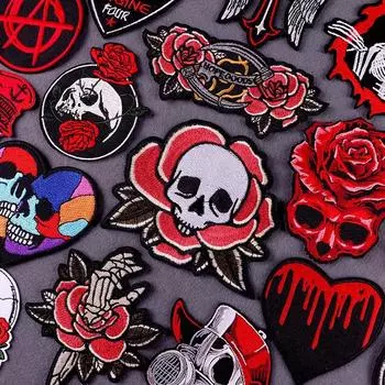 Вышитые нашивки для одежды, железные нашивки на одежде, вышивка, наклейка на одежду, термоклеевые нашивки