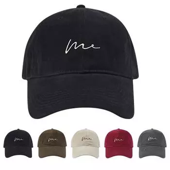 Вышитые шляпы для мужчин и женщин, бейсбольная кепка в стиле ретро, спортивная кепка для велоспорта, кепка с регулируемым козырьком, кепка в стиле хип-хоп с утиным язычком, хлопковая кепка дальнобойщика 1PC чёрный