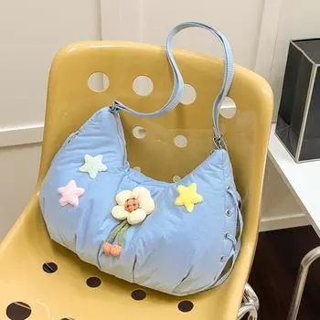 Вышитые сумки через плечо для женщин, сумки большой вместимости, сумка-мессенджер через плечо, женская популярная модная сумка-шоппер Hobos белый