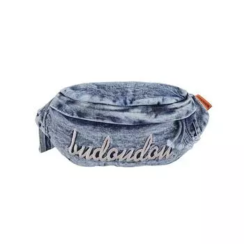 Вышивка букв Сумка для мобильного телефона Женская джинсовая нагрудная сумка Легкая сумка через плечо Маленькая сумка Кошелек для монет темно-синий
