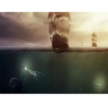 Вышивка крестиком морская картина домашний декор подарок полная круглая алмазная картина бесплатная вышивка крестом 20X30CM